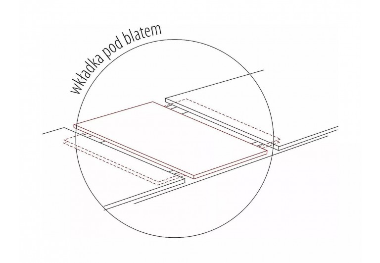 Stół rozkładany 140-180 Dąb Wotan Exel