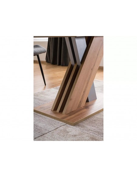 Stół rozkładany 140-180 Dąb Wotan Srebrny Exel