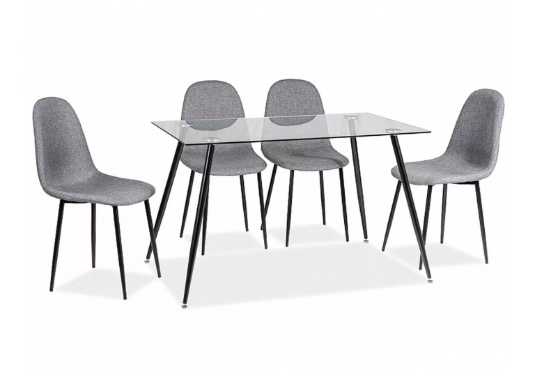 Krzesło Szare Fox CZ