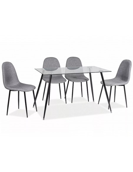 Krzesło Szare Fox CZ