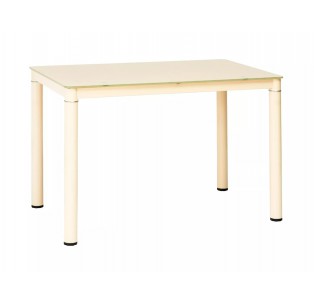 Stół szklany 110 Kremowy Galant