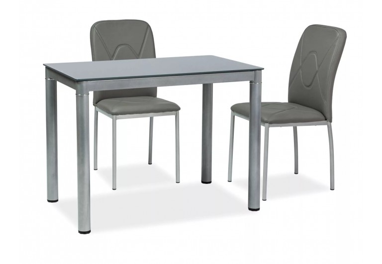 Stół szklany 100 Szary Galant