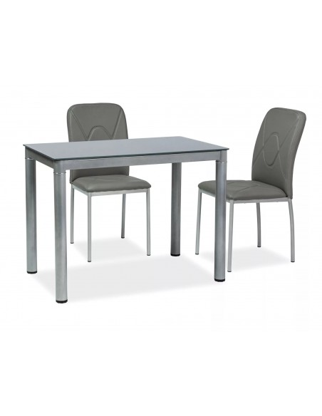 Stół szklany 100 Szary Galant