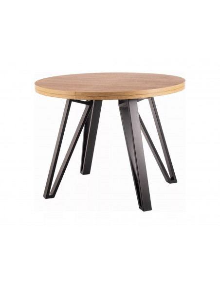 Stół okrągły rozkładany 100-168 Dąb Artisan Galaxy