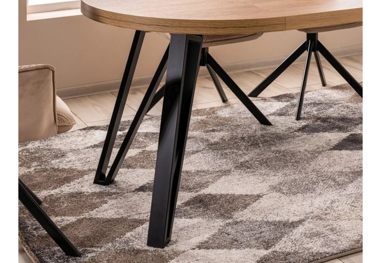 Stół okrągły rozkładany 100-168 Dąb Artisan Galaxy