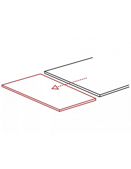 Stół rozkładany szklany 110-170 Biały GD-017
