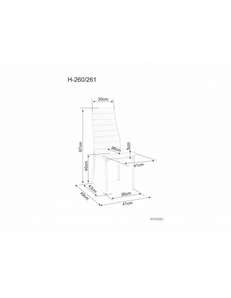 Krzesło H-261 Kremowe