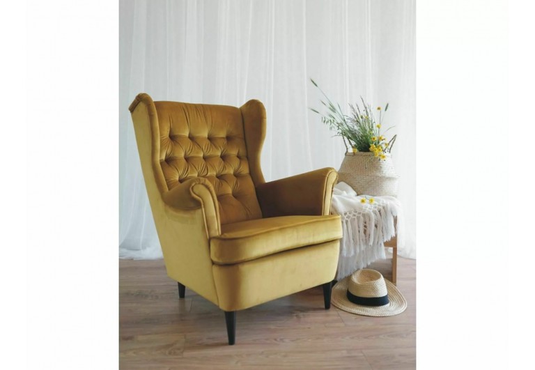 Fotel wypoczynkowy Harry Curry Velvet