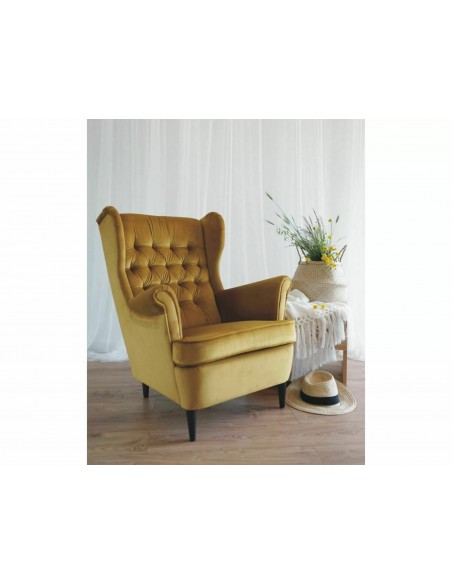 Fotel wypoczynkowy Harry Curry Velvet