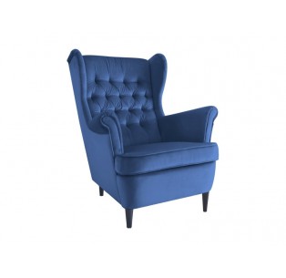 Fotel wypoczynkowy Granatowy Harry Velvet