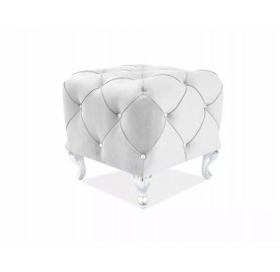 Pufa kwadratowa  Hestia K Jasna Szara