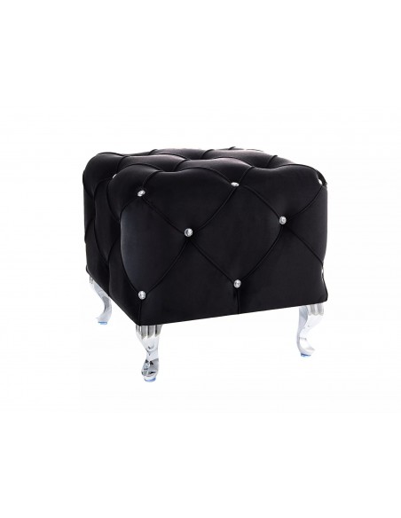 Pufa kwadratowa  Hestia K Czarna