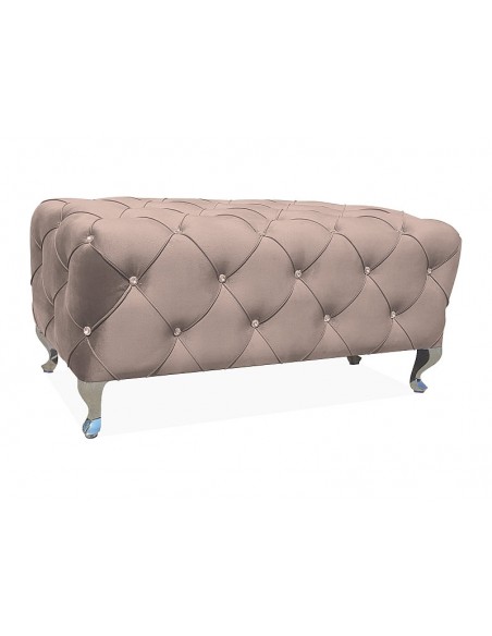 Pufa prostokątną Hestia Beżowa