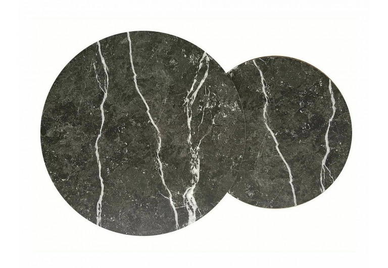 Zestaw ław okrągłych Hola Czarne