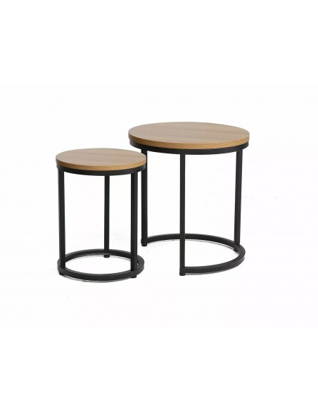 Zestaw ław okrągłych Hola Dąb