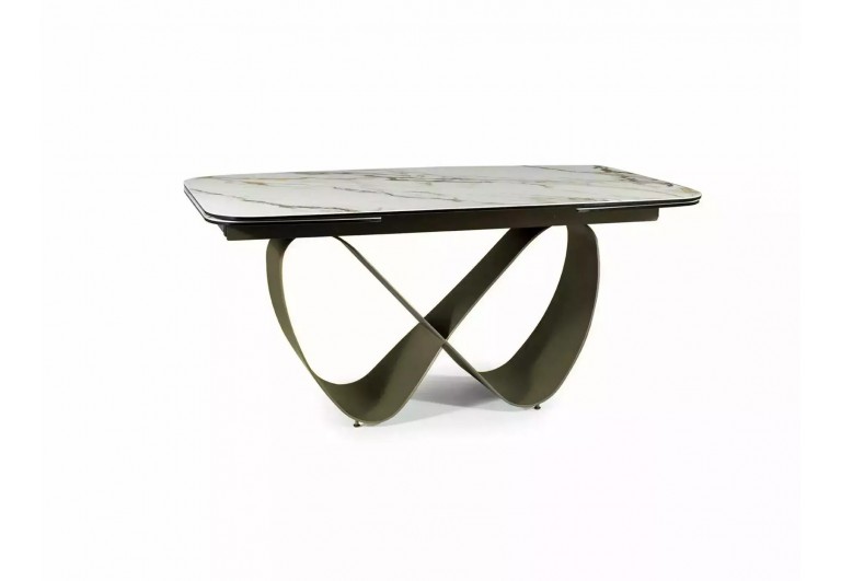 Stół rozkładany 160-240 Infinity Ceramic Biały