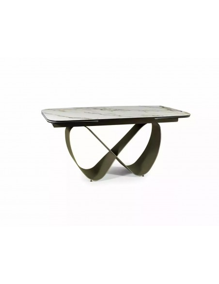 Stół rozkładany 160-240 Infinity Ceramic Biały