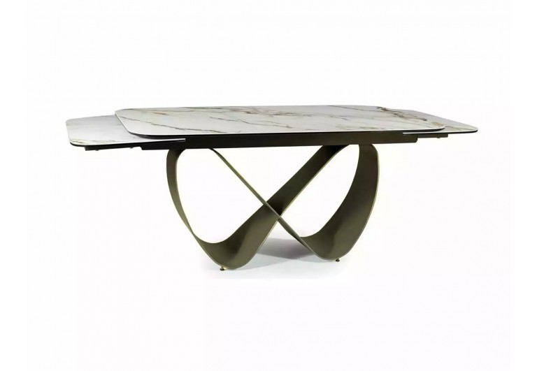 Stół rozkładany 160-240 Infinity Ceramic Biały