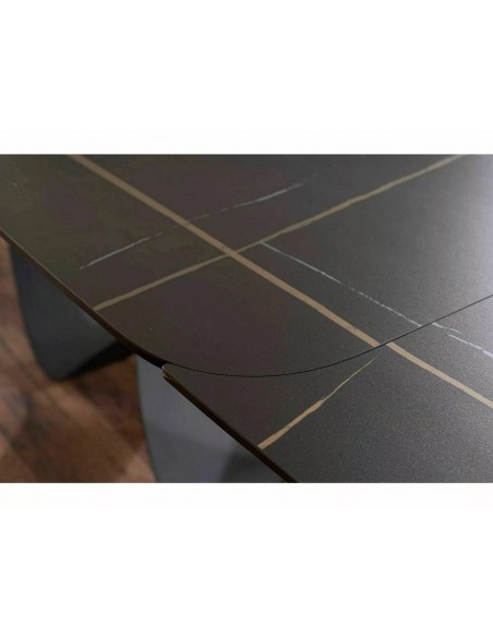 Stół rozkładany 160-240 Infinity Ceramic Czarny