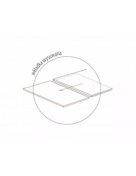 Stół rozkładany 160-240 Infinity Ceramic Czarny