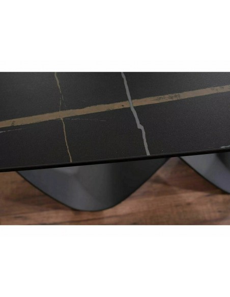 Stół rozkładany 160-240 Infinity Ceramic Czarny