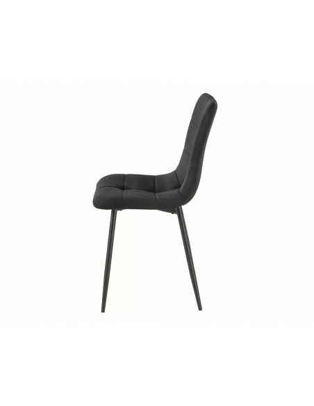 Krzesło Ivo Velvet Czarne