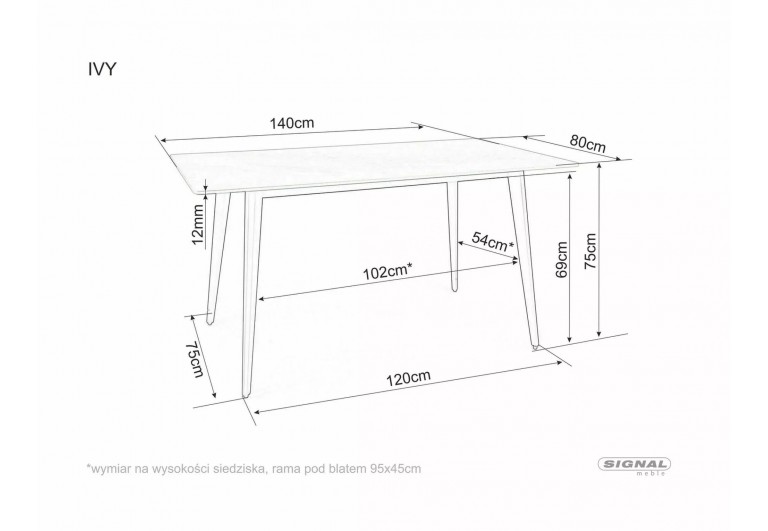 Stół Ivy