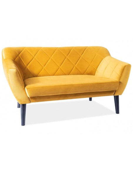 Sofa Karo 2 Velvet Curry Nogi wenge