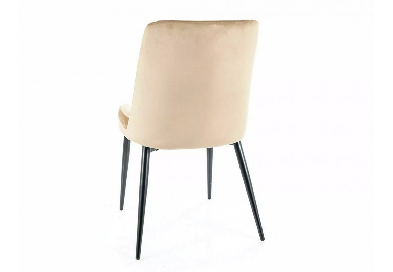 Krzesło Kayla Beżowe Velvet