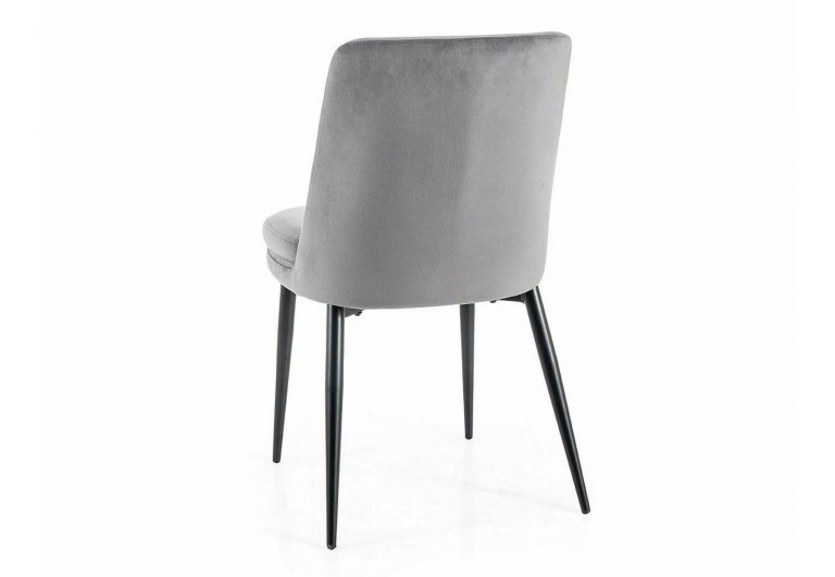 Krzesło Kayla Szare Velvet