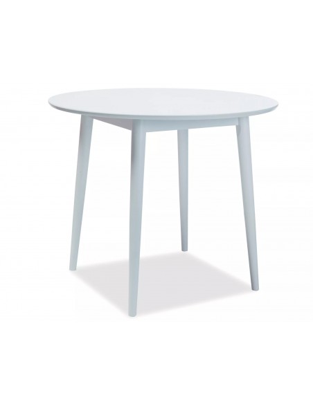 Stół okrągły 90 Larson Biały