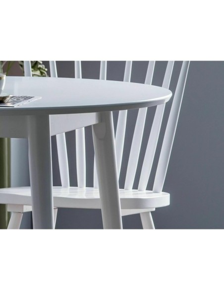 Stół okrągły 90 Larson Biały