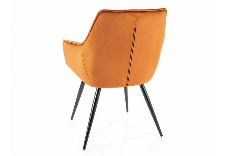 Krzesło Lilia Velvet Cynamonowe