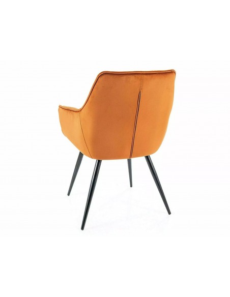 Krzesło Lilia Velvet Cynamonowe