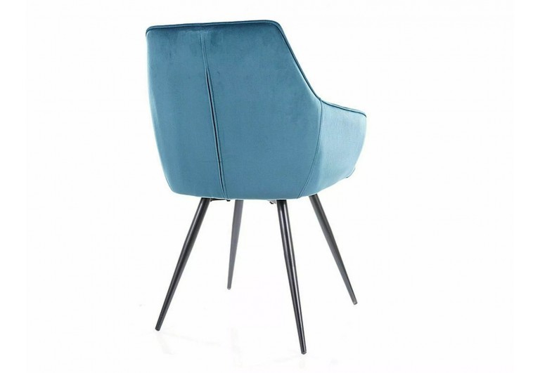 Krzesło Lilia Velvet Turkusowe