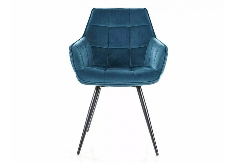 Krzesło Lilia Velvet Turkusowe
