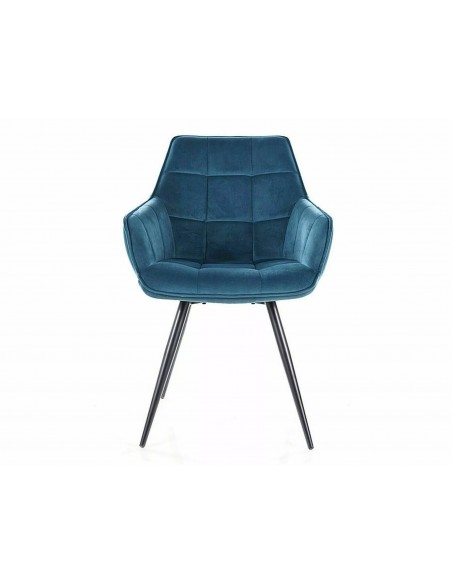 Krzesło Lilia Velvet Turkusowe