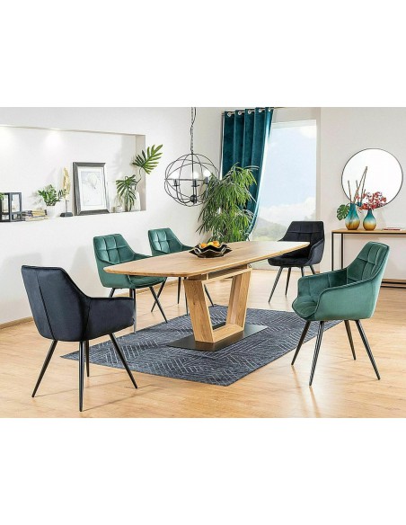 Krzesło Lilia Velvet Zielone