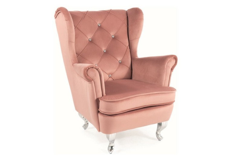 Fotelik uszak Lili Różowy