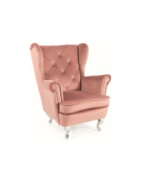 Fotelik uszak Lili Różowy