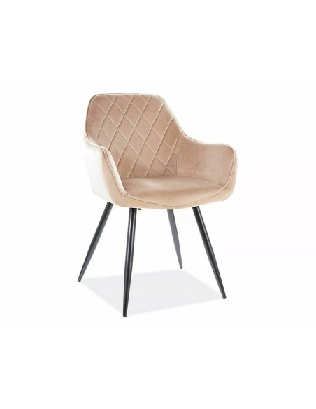 Krzesło Linea Velvet Beżowe
