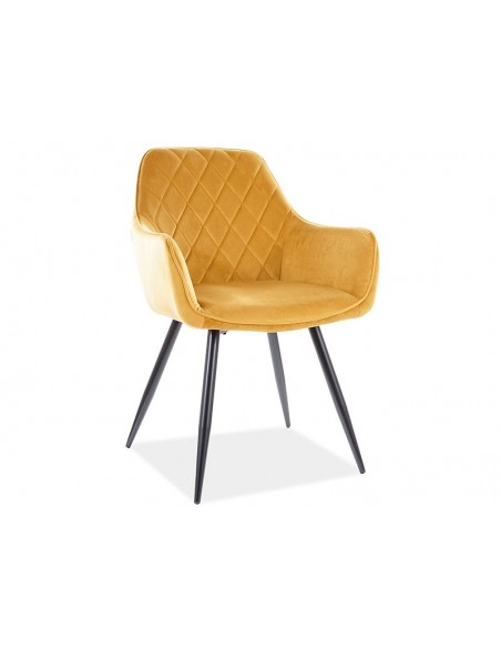 Krzesło Linea Velvet Curry