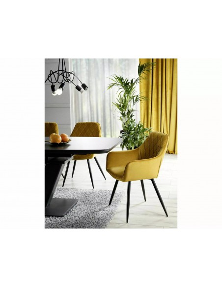 Krzesło Linea Velvet Curry