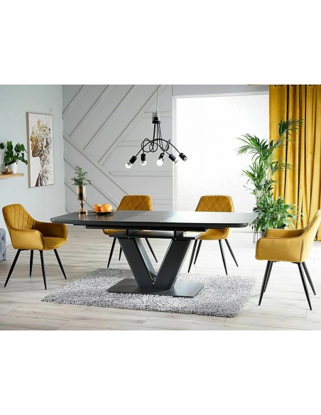 Krzesło Linea Velvet Curry