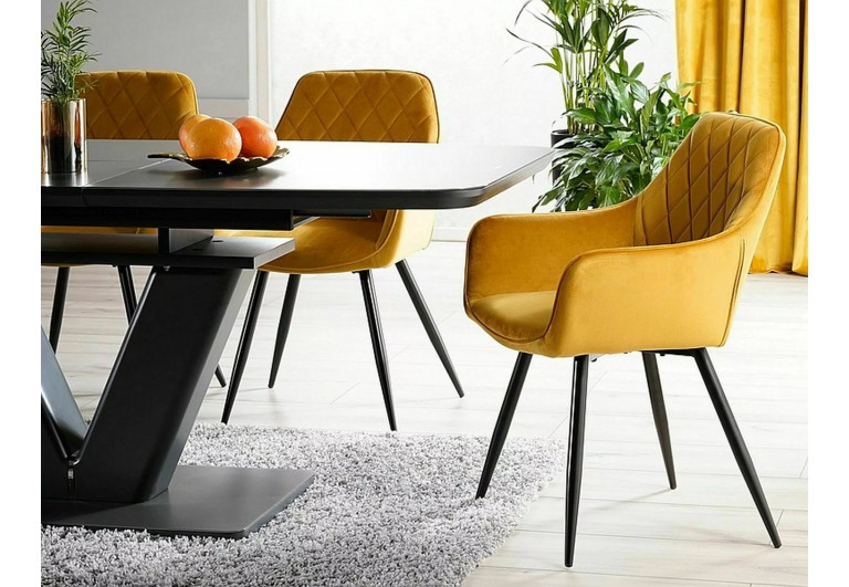 Krzesło Linea Velvet Curry