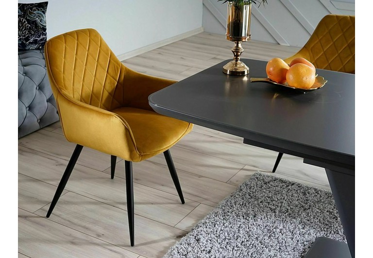 Krzesło Linea Velvet Curry