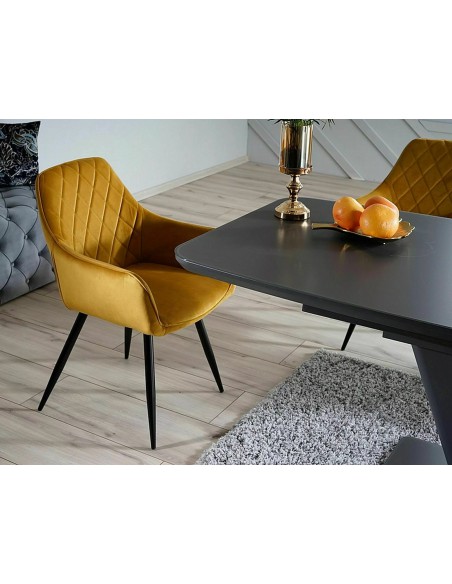 Krzesło Linea Velvet Curry