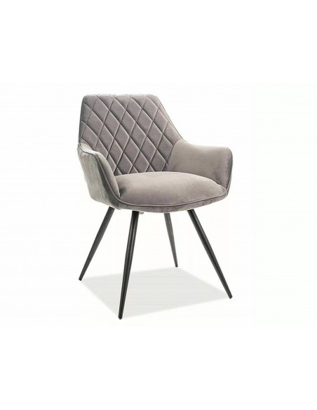 Krzesło Linea Velvet Szare