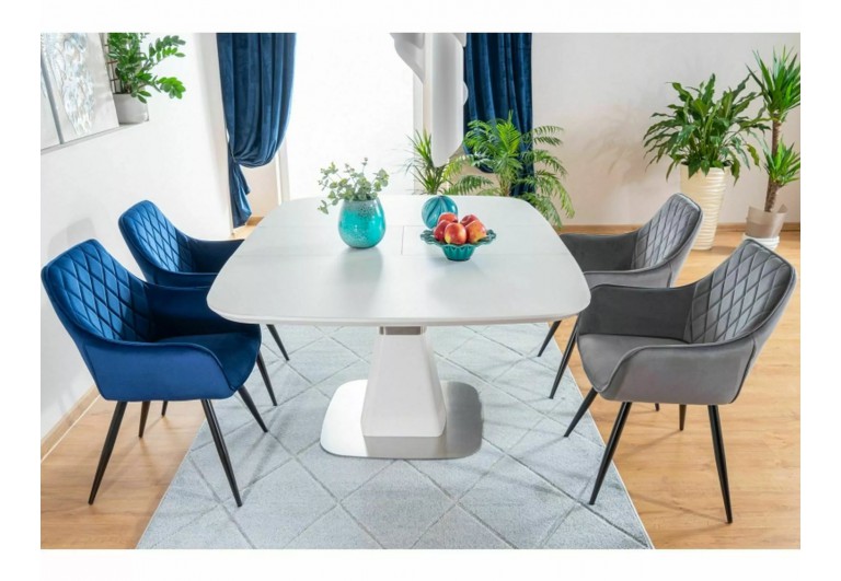 Krzesło Linea Velvet Szare