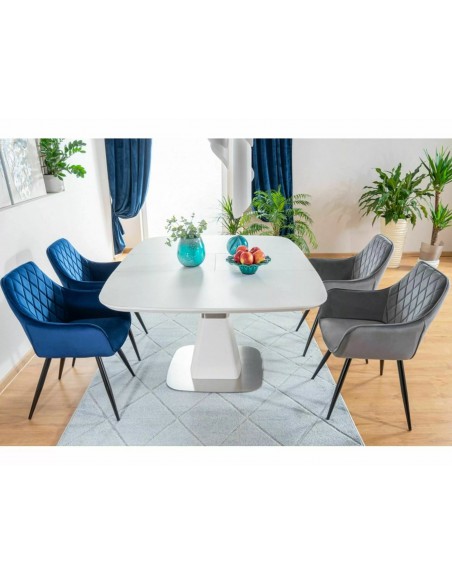 Krzesło Linea Velvet Szare